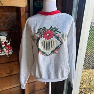 Womens grey christmas sweater